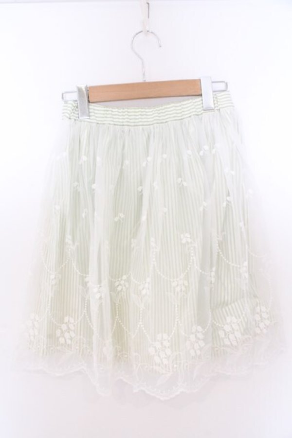 画像2: MILK / フェアリーベルスカート  グリーン O-26-02-10-039-ML-SK-OW-OS (2)