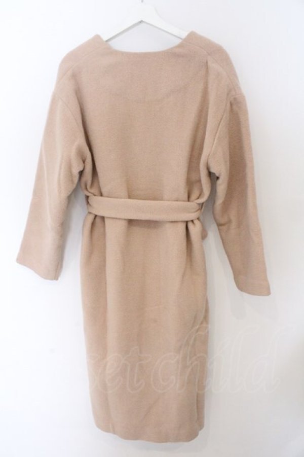 画像4: Franche Lippee / ねこポッケウールロングコート M ベージュ O-26-02-10-004-LO-CO-OW-OS (4)