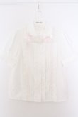 画像1: Ank Rouge / リボン丸衿フリルブラウス M シロ O-26-02-10-046-CA-BL-OW-OS (1)