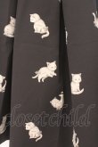 画像2: franche lippee black / シルエットねこスカート M クロ O-26-02-10-005-LO-SK-OW-OS (2)