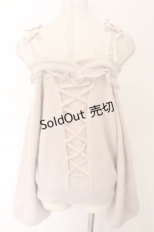 画像4: LIZ LISA / パールアクセサリードロストニット 0 ピンク O-26-02-10-056-LO-TO-OW-OS (4)