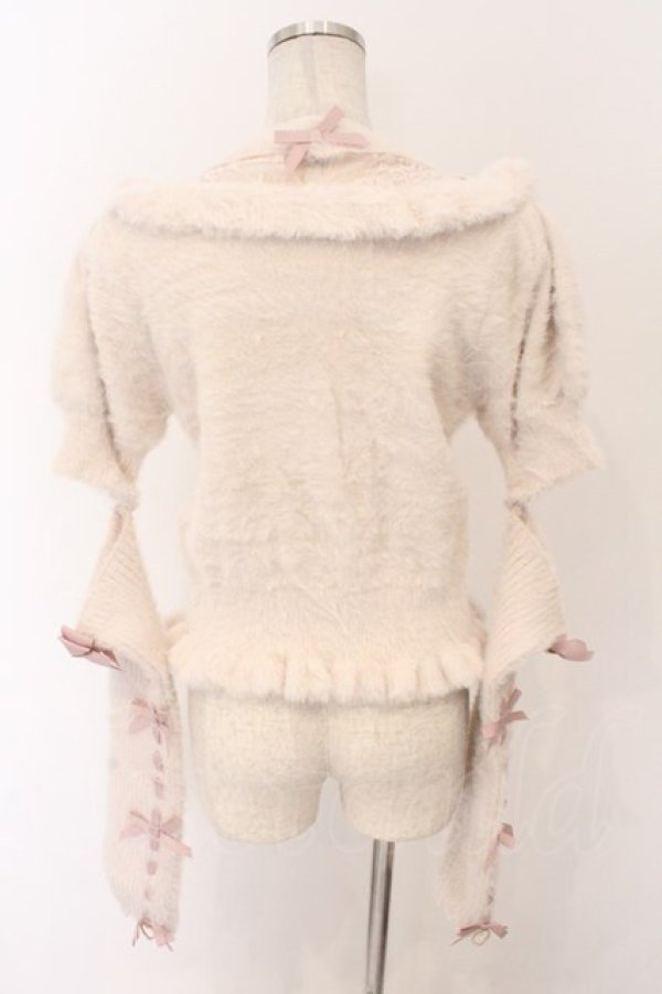 画像2: LIZ LISA / アームウォーマー3連リボンニット 0 ピンク O-26-02-10-057-LO-TO-OW-OS (2)