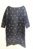 画像3: Franche Lippee / うさぎ刺繍デニムワンピース  インディゴ O-26-02-10-007-LO-OP-OW-OS (3)