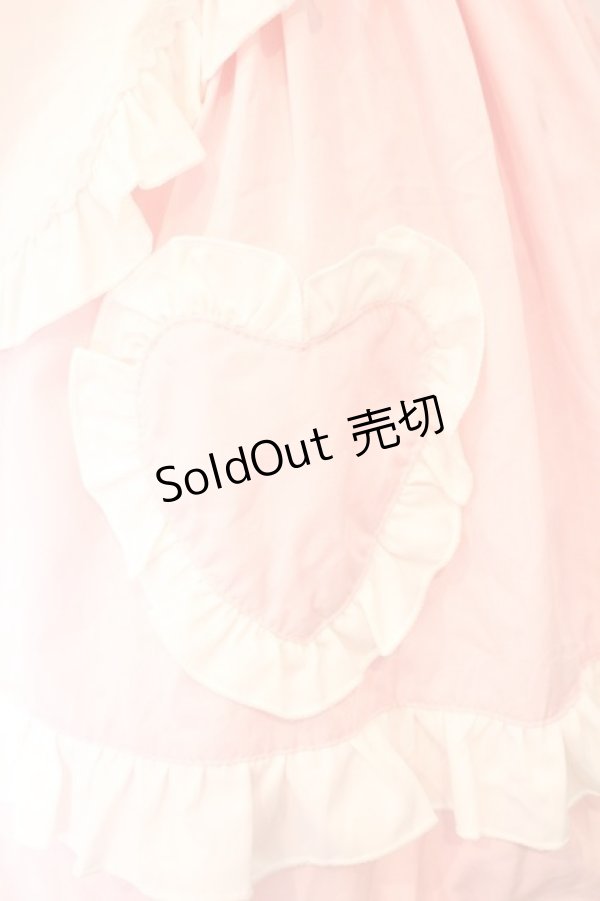 画像3: 海外ロリィタ / エプロンデザインジャンパースカート  ピンク O-26-02-10-001-LO-OP-OW-OS (3)