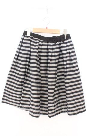 画像: franche lippee black / ボーダースカート M クロ O-26-02-10-010-LO-SK-OW-OS