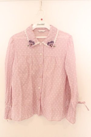 画像: MILK / ヴィオラブラウス  クールピンクドビー O-26-02-10-012-ML-BL-OW-OS