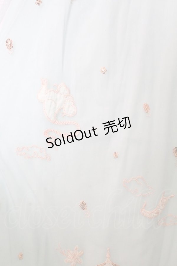 画像4: Secret Honey / スパンコール刺繍ロングワンピース（ジャスミンver.） 2 グリーン O-26-02-10-013-CA-OP-OW-OS (4)