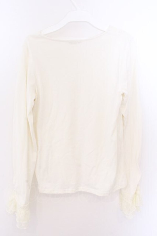 画像2: axes femme / サテンローズデザインプルオーバー F キナリ O-26-02-10-017-AX-TO-OW-OS (2)