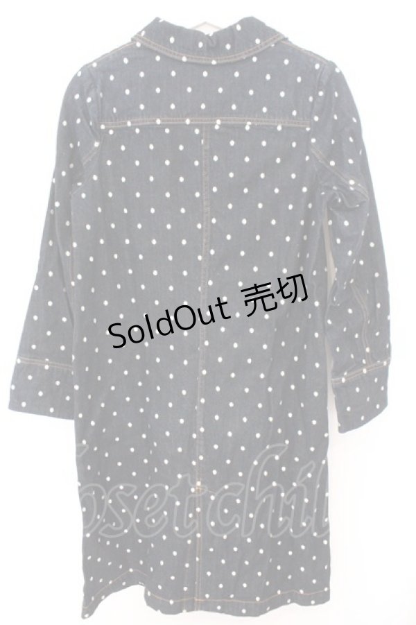 画像2: Franche Lippee / ゆきんこデニムロングコート インディゴ M O-26-02-10-002-LO-CO-OW-ZTC004 (2)