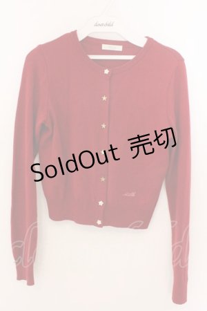 画像: MILK / Twinkleカーディガン  アカ O-26-02-10-018-ML-TO-OW-OS