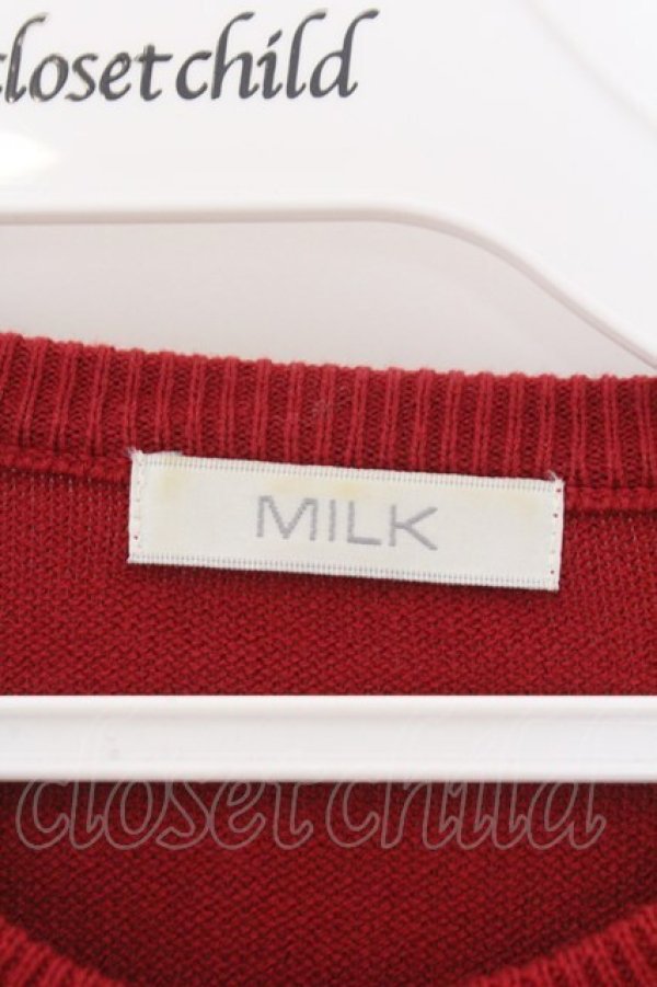 画像3: MILK / Twinkleカーディガン  アカ O-26-02-10-018-ML-TO-OW-OS (3)