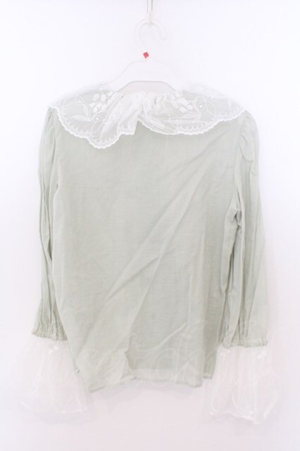 画像3: MILK / ベルブラウス  グリーン O-26-02-10-019-ML-BL-OW-OS (3)