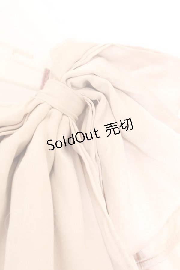 画像2: axes femme / トゥシューズ柄リボン付ワンピース F ピンク O-26-02-10-020-AX-OP-OW-OS (2)