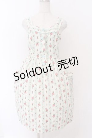画像: MILK / ローズガーランドドレス  ミントブルーウォールペーパー O-26-02-10-024-ML-OP-OW-OS