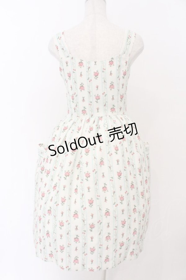 画像3: MILK / ローズガーランドドレス  ミントブルーウォールペーパー O-26-02-10-024-ML-OP-OW-OS (3)
