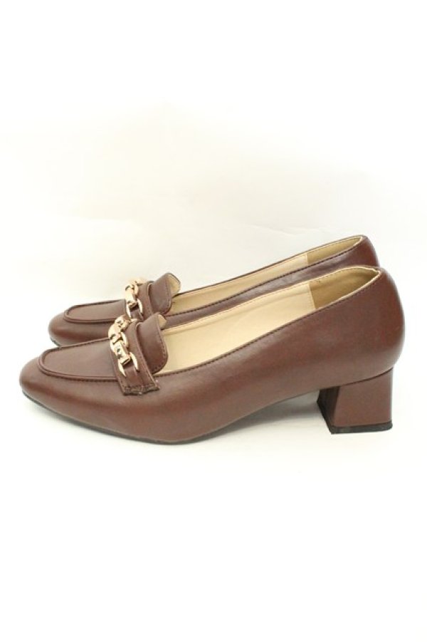 画像2: an another angelus / チェーン使いローファー M ブラウン O-26-02-12-004-CA-SH-OW-OS (2)