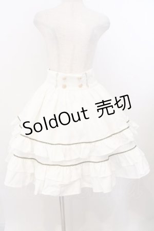 画像: Silent Mars（海外ロリータブランド） / 堕月の法則スカート  シロ O-26-02-12-1045-LO-SK-YM-OS