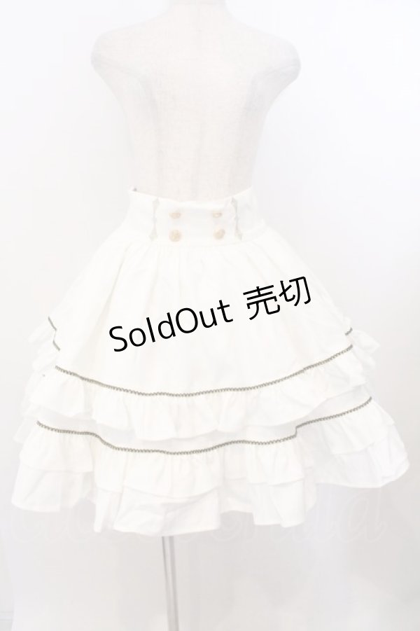 画像1: Silent Mars（海外ロリータブランド） / 堕月の法則スカート  シロ O-26-02-12-1045-LO-SK-YM-OS (1)