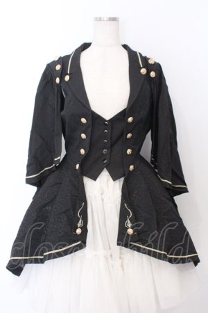 画像: Silent Mars（海外ロリータブランド） / 堕月の法則ジャケット  クロ O-26-02-12-1046-LO-JA-YM-OS