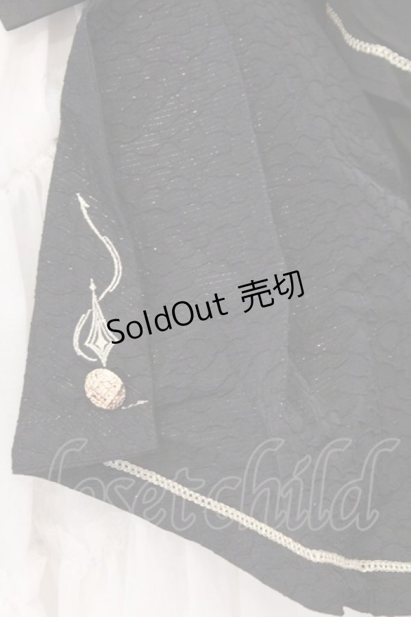 画像3: Silent Mars（海外ロリータブランド） / 堕月の法則ジャケット  クロ O-26-02-12-1046-LO-JA-YM-OS (3)