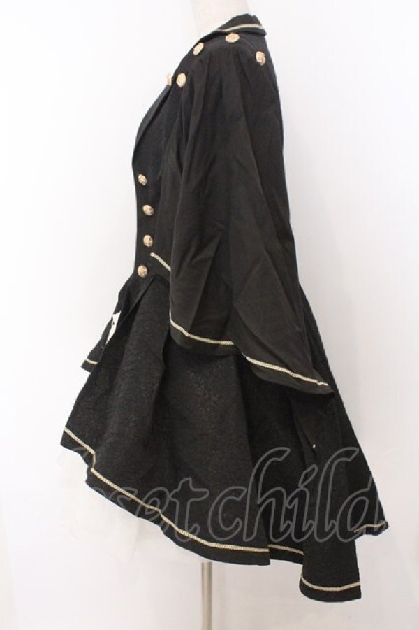 画像4: Silent Mars（海外ロリータブランド） / 堕月の法則ジャケット  クロ O-26-02-12-1046-LO-JA-YM-OS (4)