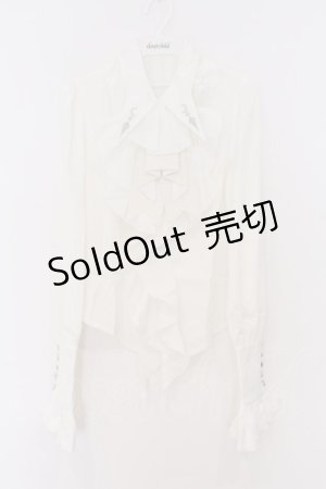 画像: Silent Mars（海外ロリータブランド） / 堕月の法則ブラウス  シロ O-26-02-12-1047-LO-BL-YM-OS