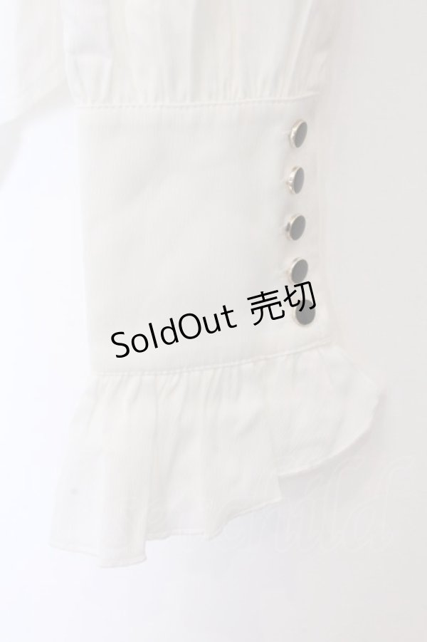 画像3: Silent Mars（海外ロリータブランド） / 堕月の法則ブラウス  シロ O-26-02-12-1047-LO-BL-YM-OS (3)