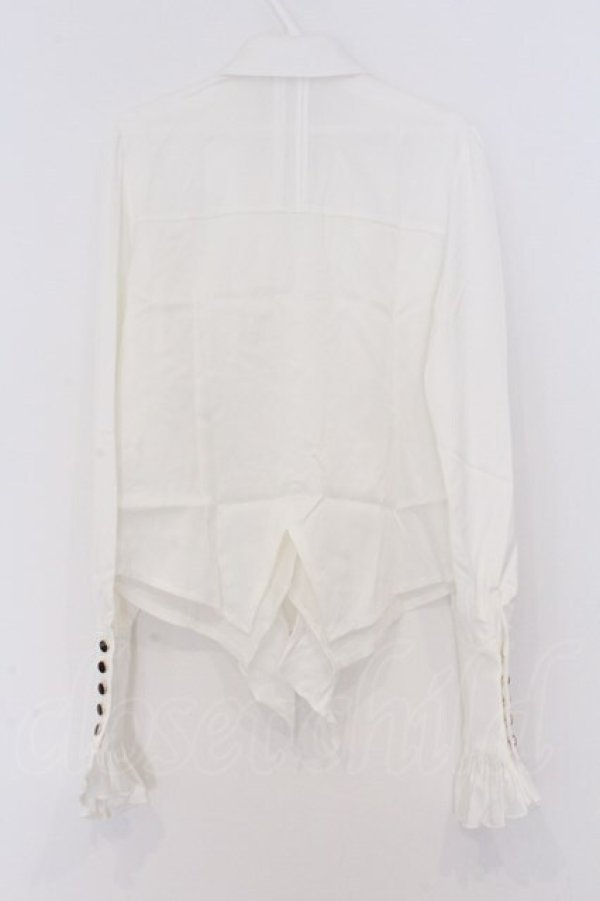 画像4: Silent Mars（海外ロリータブランド） / 堕月の法則ブラウス  シロ O-26-02-12-1047-LO-BL-YM-OS (4)