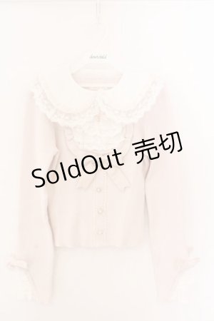 画像: LIZ LISA / 襟付スクエアリブニットトップス 0 ピンク O-26-02-12-1011-LO-TO-OW-OS