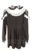 画像2: DearMyLove / 袖レース切替ヨークフリルワンピース M クロ×シロ O-26-02-12-1015-EL-OP-OW-OS (2)
