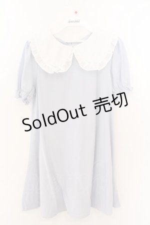 画像: Ank Rouge / はしごレースリボンカットワンピース M サックス O-26-02-12-1017-CA-OP-OW-OS