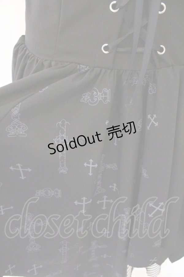 画像2: ACDC RAG / クロスワンピース  ブラック O-26-02-12-1020-PU-OP-OW-ZT360 (2)