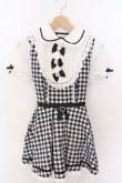 画像1: LIZ LISA / 3つリボンギンガムヨークセットアップ 0 クロ O-26-02-12-1023-LO-OP-OW-OS (1)