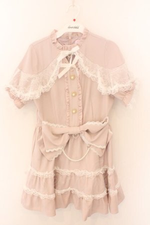 画像: Princess Melody / レースラッフルワンピース  ピンク O-26-02-12-1026-EL-OP-OW-OS