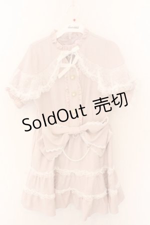 画像: Princess Melody / レースラッフルワンピース  ピンク O-26-02-12-1026-EL-OP-OW-OS