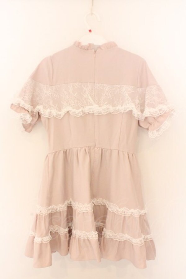 画像2: Princess Melody / レースラッフルワンピース  ピンク O-26-02-12-1026-EL-OP-OW-OS (2)
