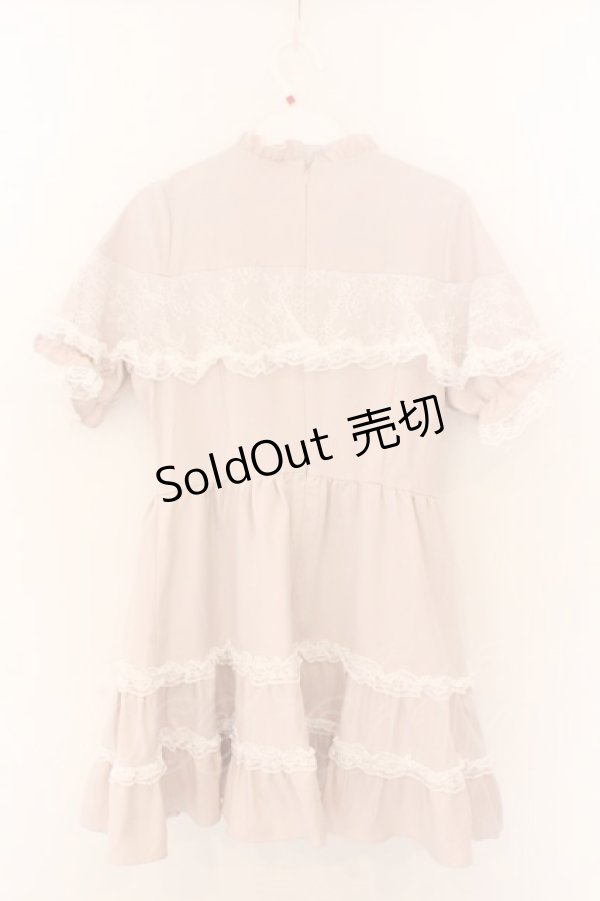 画像2: Princess Melody / レースラッフルワンピース  ピンク O-26-02-12-1026-EL-OP-OW-OS (2)