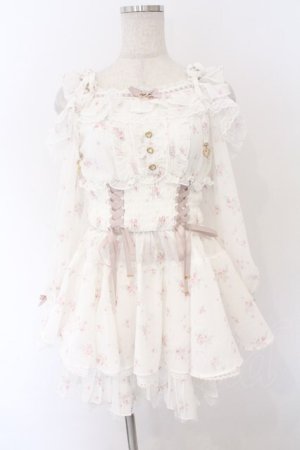 画像: LIZ LISA / オフショルシフォンセットアップ 0 シロ O-26-02-12-1027-LO-OP-OW-OS