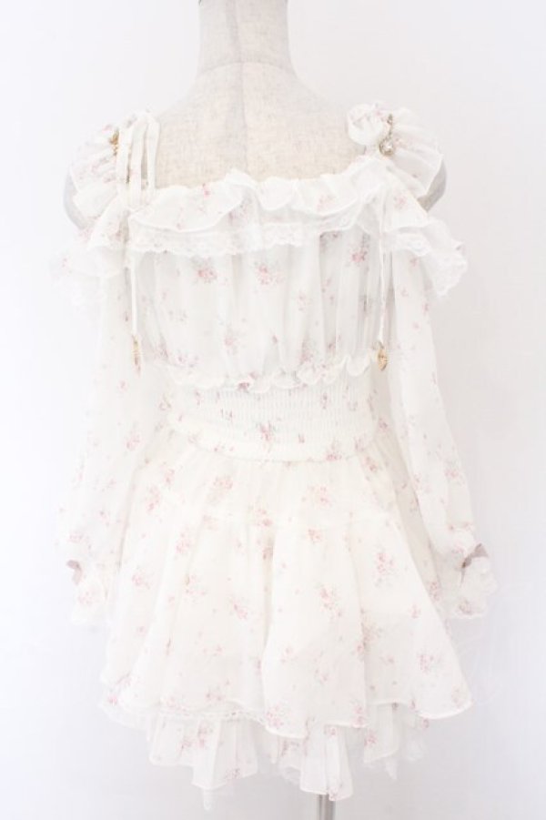 画像3: LIZ LISA / オフショルシフォンセットアップ 0 シロ O-26-02-12-1027-LO-OP-OW-OS (3)