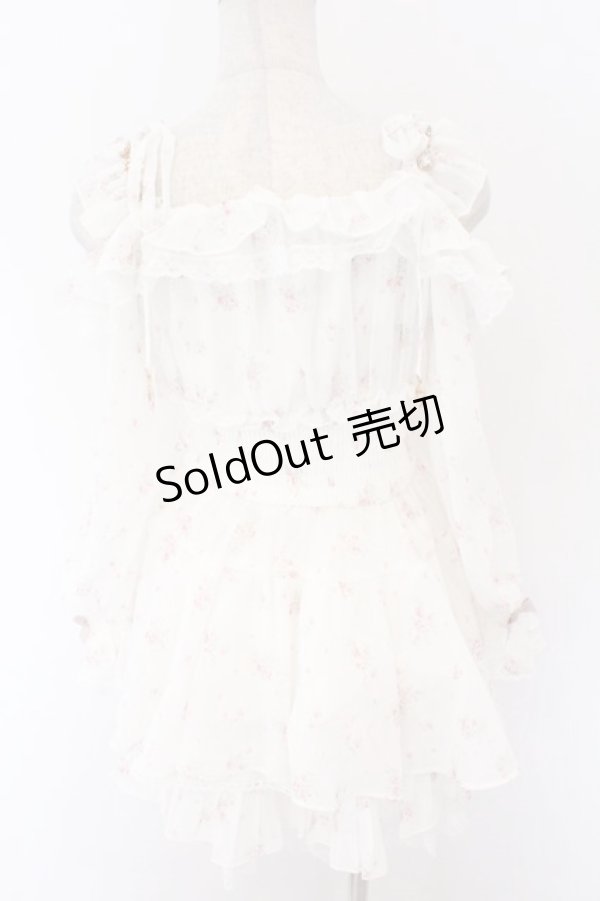 画像3: LIZ LISA / オフショルシフォンセットアップ 0 シロ O-26-02-12-1027-LO-OP-OW-OS (3)