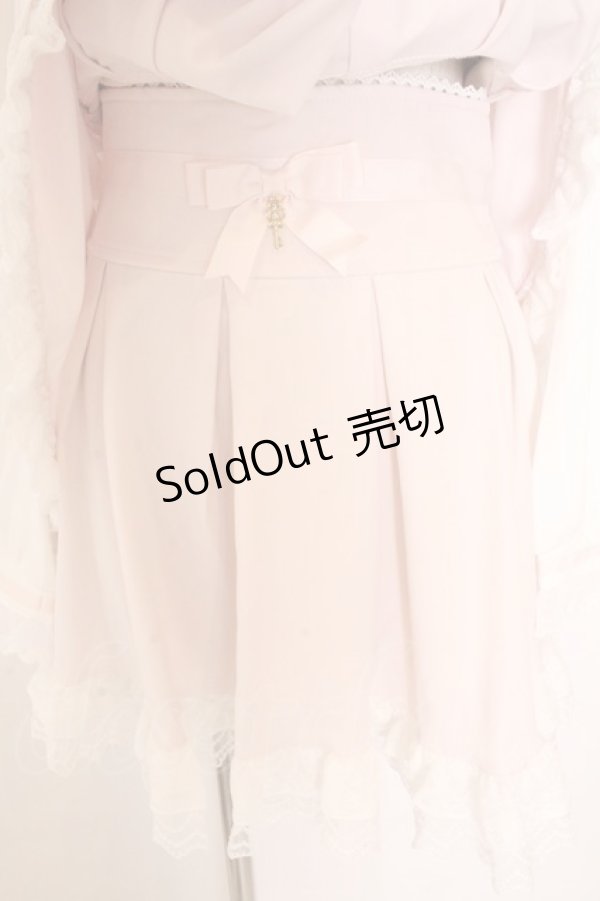 画像2: LIZ LISA / トリプルリボンフリルセットアップ 0 ピンク O-26-02-12-1029-LO-OP-OW-OS (2)