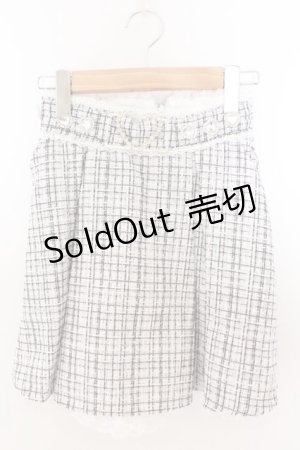 画像: DearMyLove / レースハートビジューベルトスカート S クリーム（グレー寄り） O-26-02-12-1030-EL-SK-OW-OS