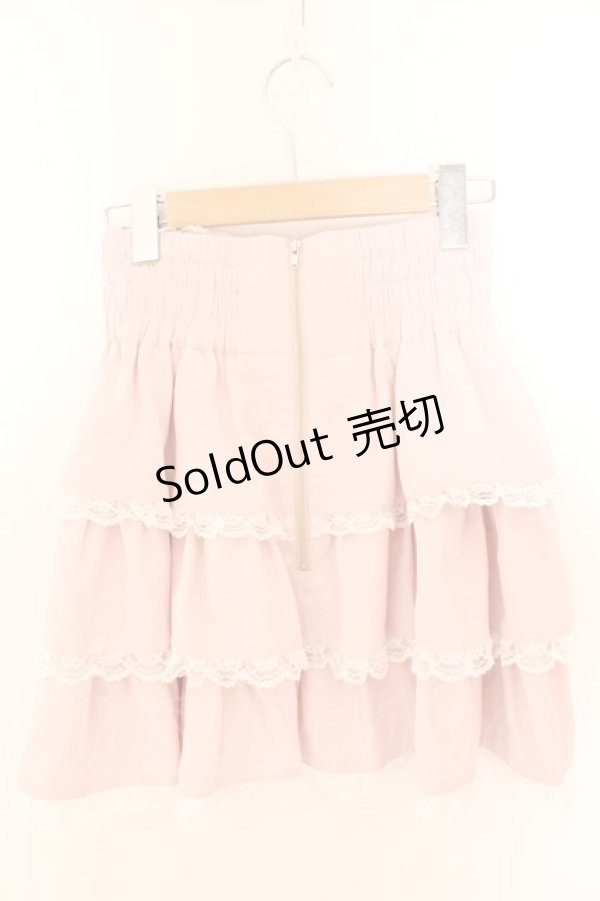 画像2: Ank Rouge / おリボンティアードスカパン M ピンク O-26-02-12-1033-CA-SK-OW-OS (2)