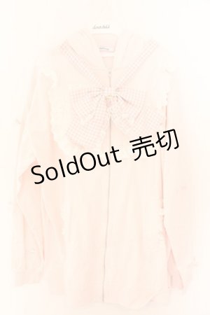 画像: Ank Rouge / ギンガムリボンうさみみパーカー M ピンク O-26-02-12-1004-CA-TO-OW-OS