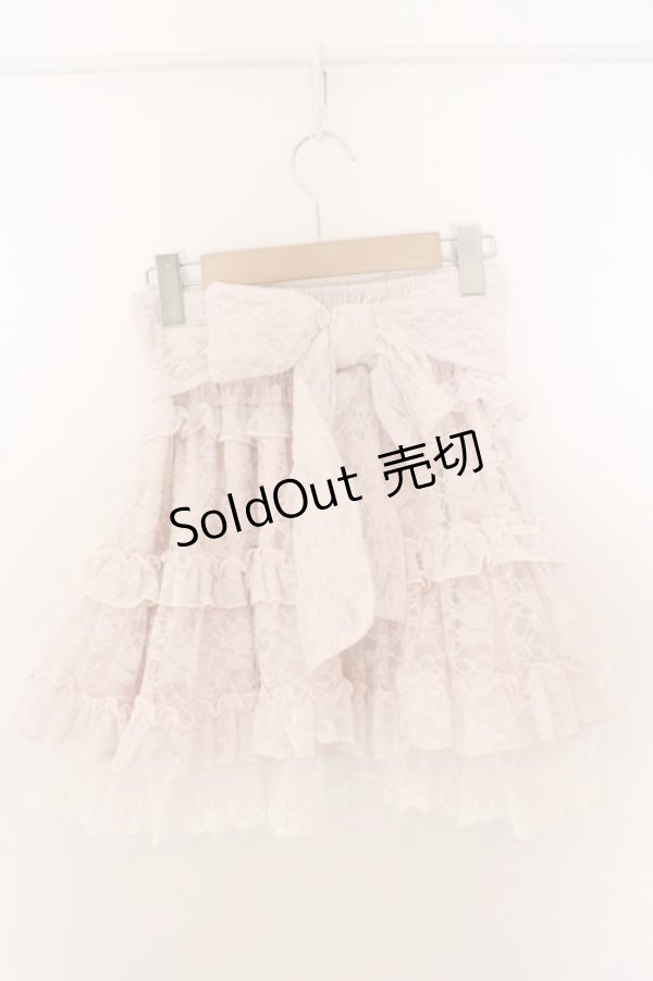 画像2: LIZ LISA / リボンベルトチュールスカート 0 ピンク O-26-02-12-1036-LO-SK-OW-OS (2)