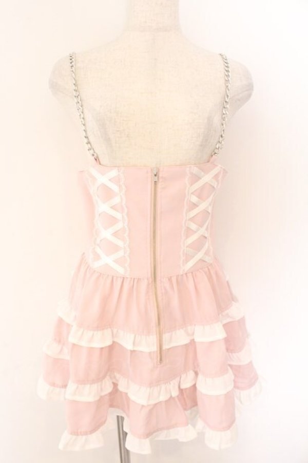 画像1: Ank Rouge / スピンドルティアードジャンスカ M ピンク O-26-02-12-1040-CA-SK-OW-OS (1)