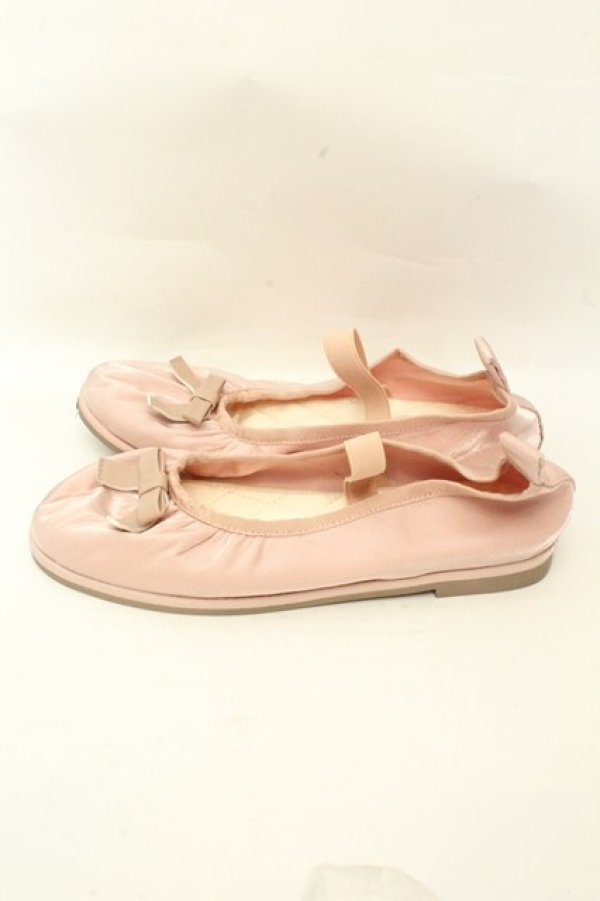 画像2: m petit by misako / AMリボンバレエシューズ M ピンク O-26-02-12-010-LO-SH-OW-OS (2)