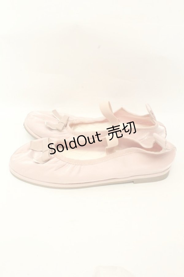 画像2: m petit by misako / AMリボンバレエシューズ M ピンク O-26-02-12-010-LO-SH-OW-ZT0216Q (2)