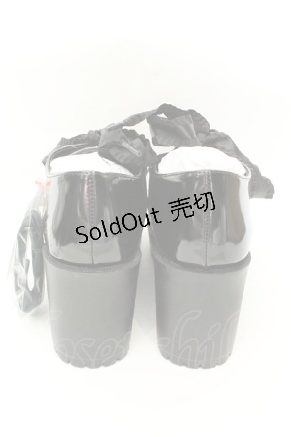 画像3: axes femme / レースアップ厚底シューズ M クロ O-26-02-12-012-AX-SH-OW-ZT0216Q (3)