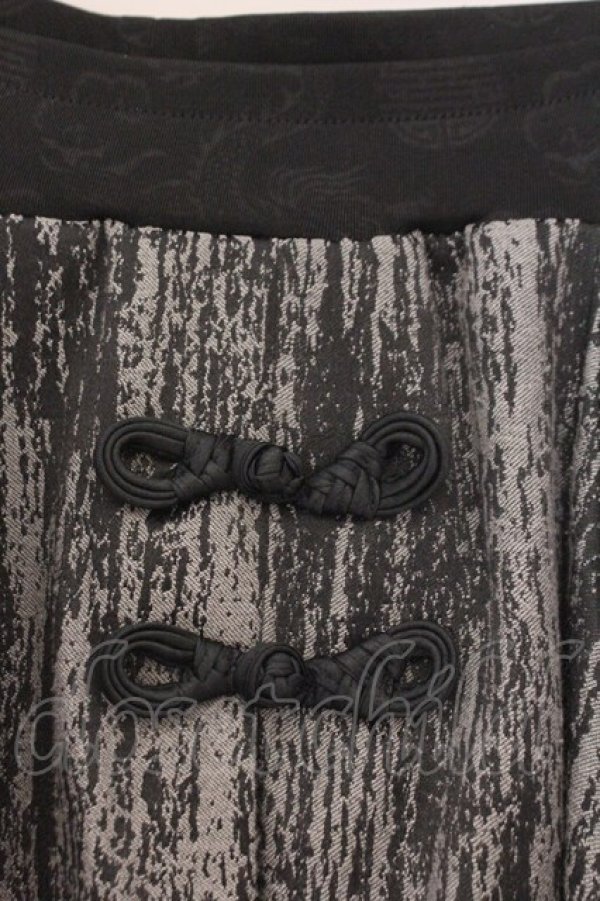 画像2: Qutie Frash / ハカマワイドパンツ  ブラック O-26-02-14-029-QU-PA-OW-OS (2)